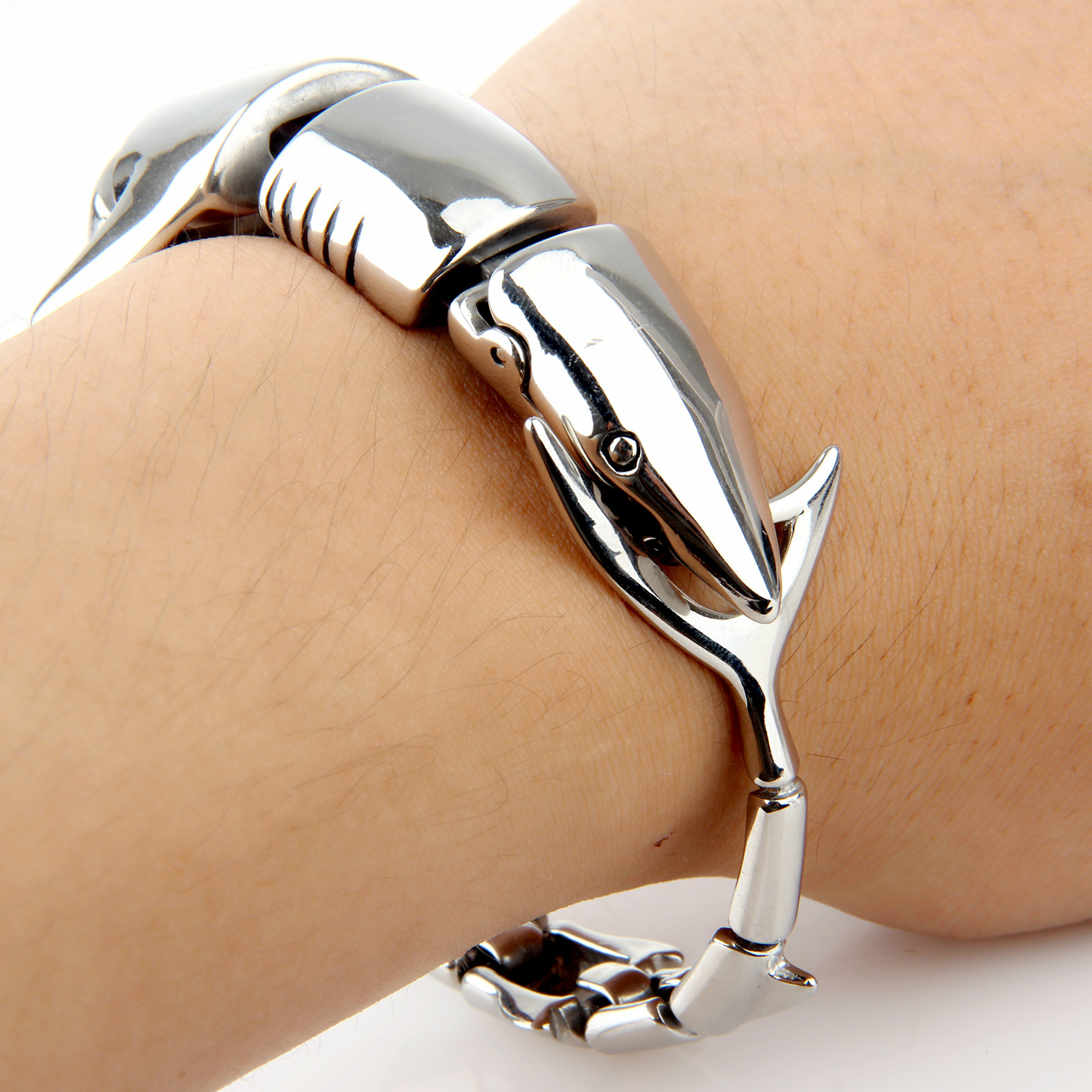 Shark Titanium Steel Bracelet