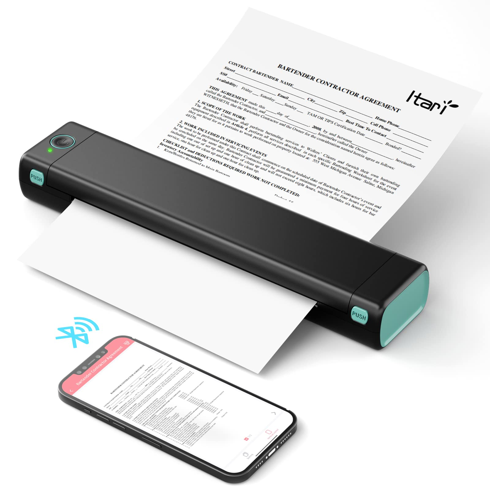 Portable A4 Printer Pro