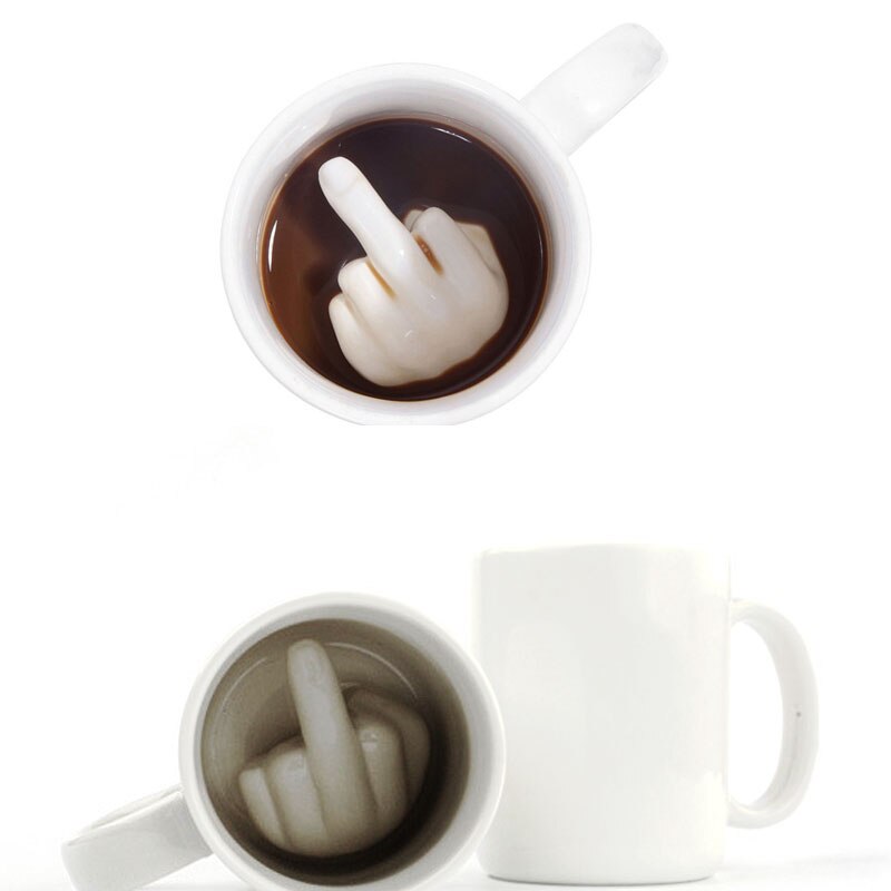 Handmade Middle-Finger Mug